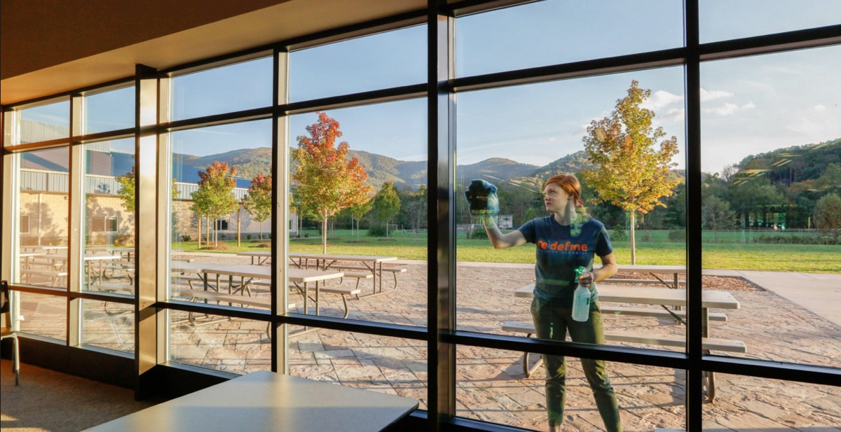 School maintenance and cleaning.